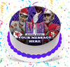 Super Bowl lVIII 2024 Edible Image Cake Topper Personalized Frosting Icing Sheet Custom Round