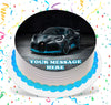 Bugatti Edible Image Cake Topper Personalized Birthday Sheet Custom Frosting Round Circle