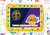 NBA Championship Finals 2023 Edible Image Cake Topper Personalized Birthday Sheet Decoration Custom Party Frosting Transfer Fondant