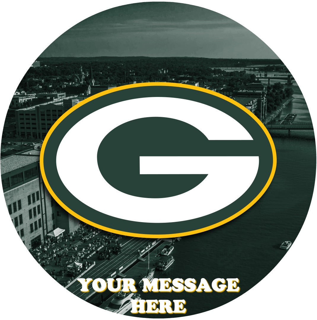 Green Bay Packers Edible Image Cake Topper Personalized Birthday Sheet Custom Frosting Round Circle