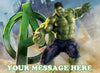 The Incredible Hulk Edible Image Cake Topper Personalized Birthday Sheet Decoration Custom Party Frosting Transfer Fondant