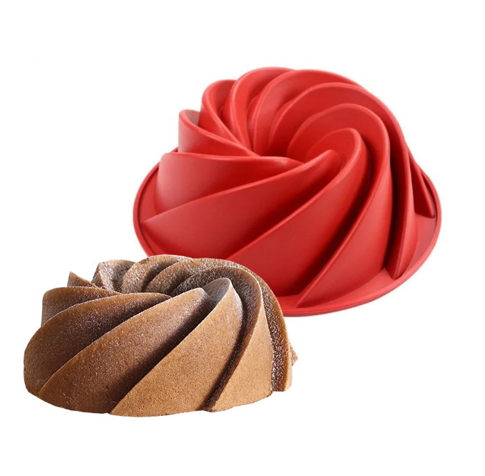 Bundt Cake Pan 3D Fluted Large