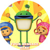 Team Umizoomi Edible Image Cake Topper Personalized Birthday Sheet Custom Frosting Round Circle