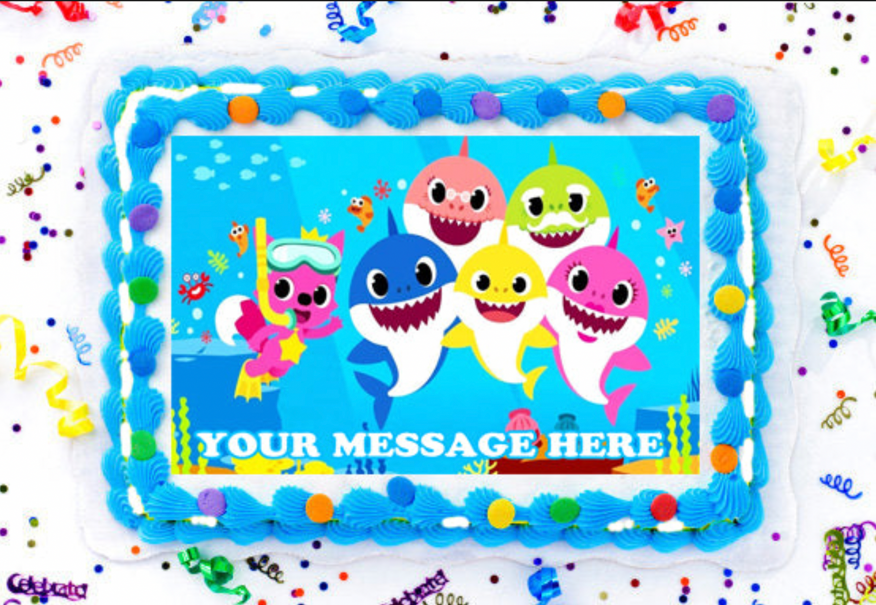 Rectangular Toppers - PartyCreationz