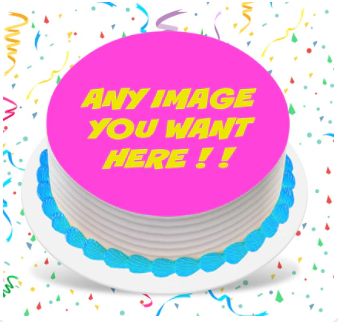 create your own cake image