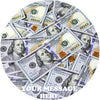 100 Dollar Bills Edible Image Cake Topper Personalized Frosting Icing Sheet Custom Round