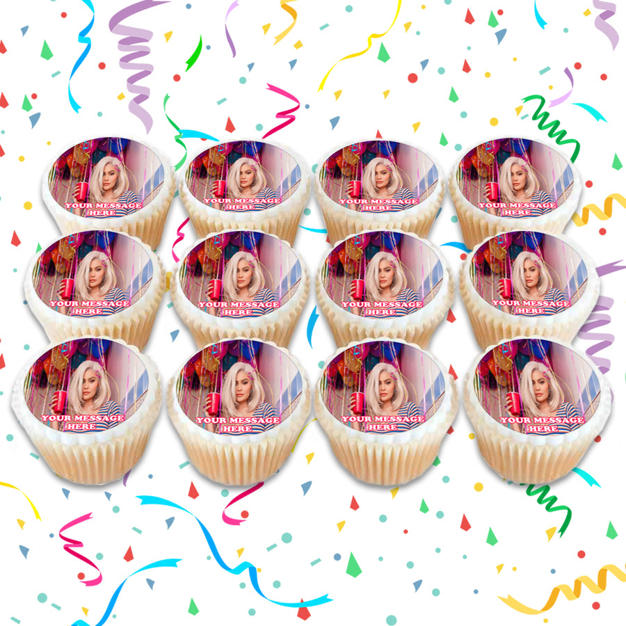 Kylie Jenner Edible Cupcake Toppers (12 Images) Cake Image Icing Sugar Sheet