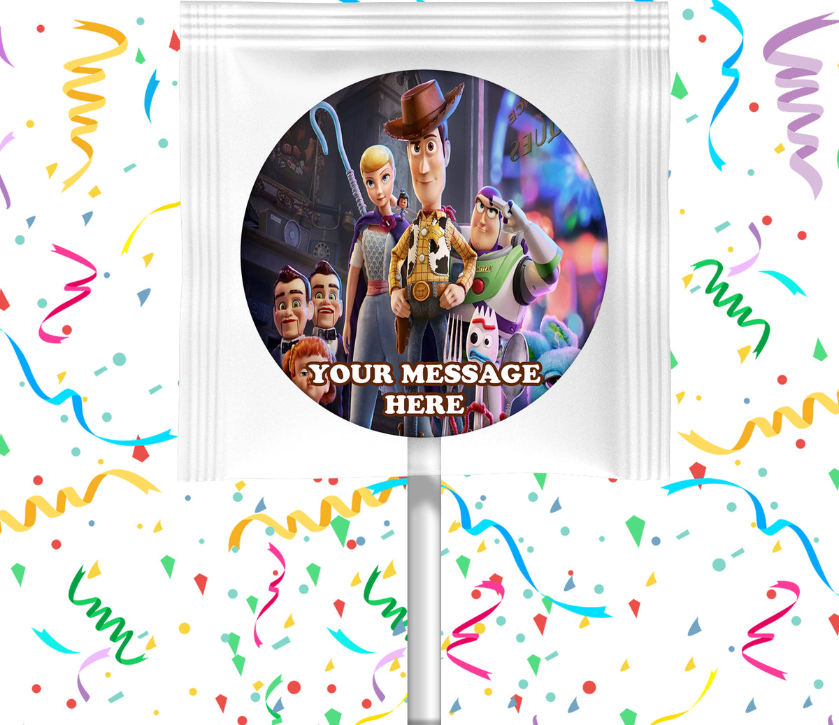 Toy Story Lollipops Party Favors Personalized Suckers 12 Pcs