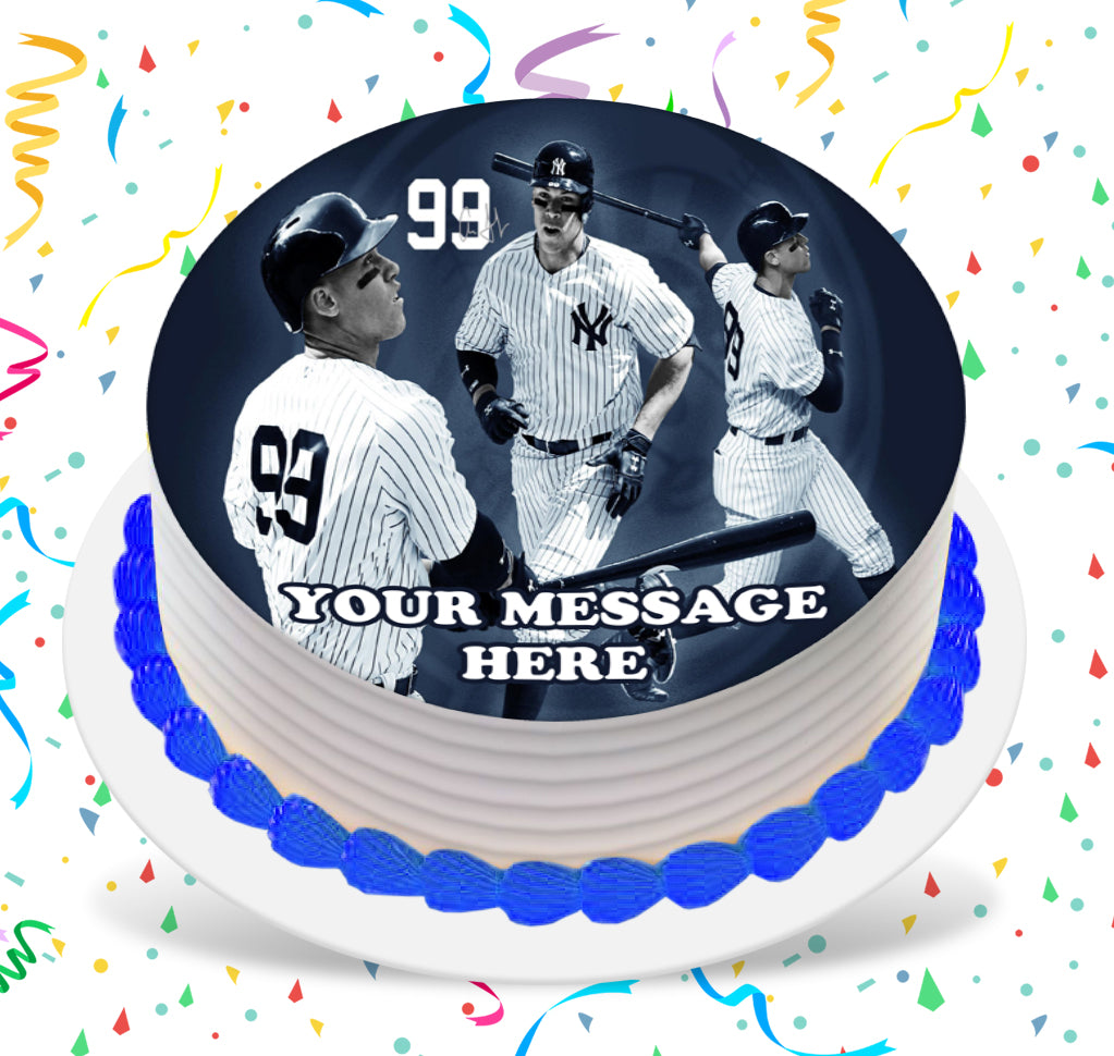 Aaron Judge Edible Image Cake Topper Personalized Frosting Icing Sheet -  PartyCreationz