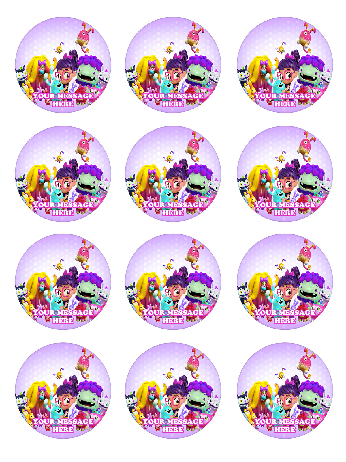 Abby Hatcher Party Favors Supplies Decorations Stickers 12 Pcs