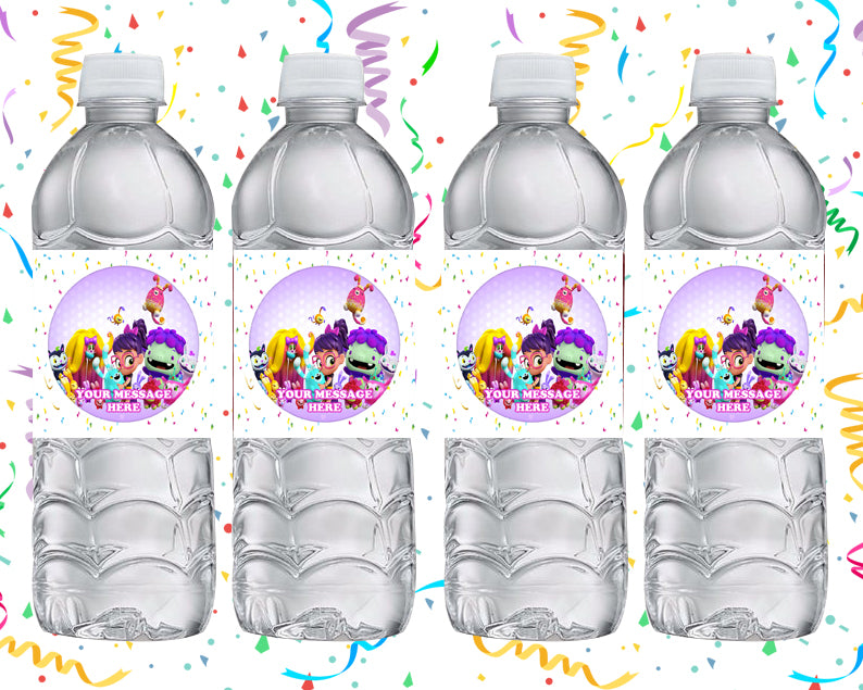 Abby Hatcher Water Bottle Stickers 12 Pcs Labels Party Favors Supplies Decorations