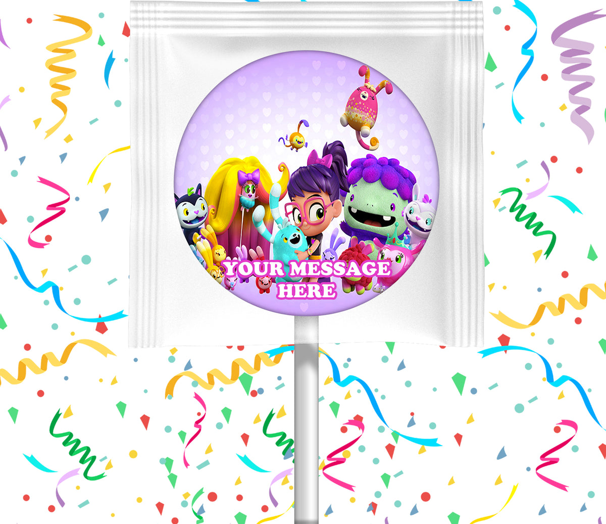 Abby Hatcher Lollipops Party Favors Personalized Suckers 12 Pcs