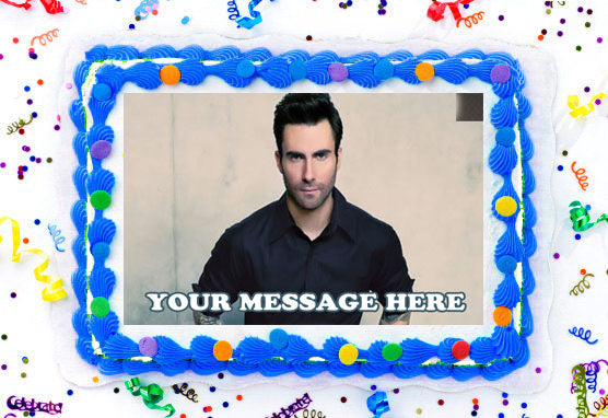 Adam Levine Edible Image Cake Topper Personalized Frosting Icing Sheet Custom