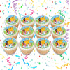 Adventure Time Edible Cupcake Toppers (12 Images) Cake Image Icing Sugar Sheet