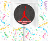 Air Jordan Lollipops Party Favors Personalized Suckers 12 Pcs