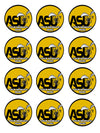 Alabama State Hornets Party Favors Supplies Decorations Stickers 12 Pcs