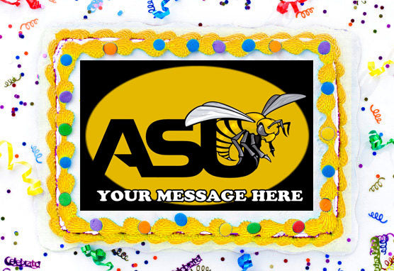 Alabama State Hornets Edible Image Cake Topper Personalized Frosting Icing Sheet Custom