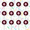 Alabama Crimson Tide Lollipops Party Favors Personalized Suckers 12 Pcs