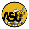 Alabama State Hornets Edible Image Cake Topper Personalized Frosting Icing Sheet Custom Round