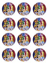 Alice In Wonderland Party Favors Supplies Decorations Stickers 12 Pcs