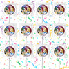 Alice In Wonderland Lollipops Party Favors Personalized Suckers 12 Pcs