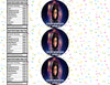 Alita Battle Angel Water Bottle Stickers 12 Pcs Labels Party Favors Supplies Decorations