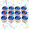 American Ninja Warrior Edible Cupcake Toppers (12 Images) Cake Image Icing Sugar Sheet