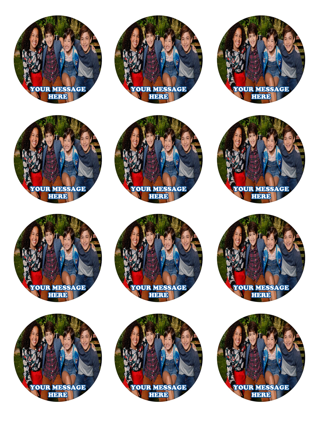 Andi Mack Party Favors Supplies Decorations Stickers 12 Pcs