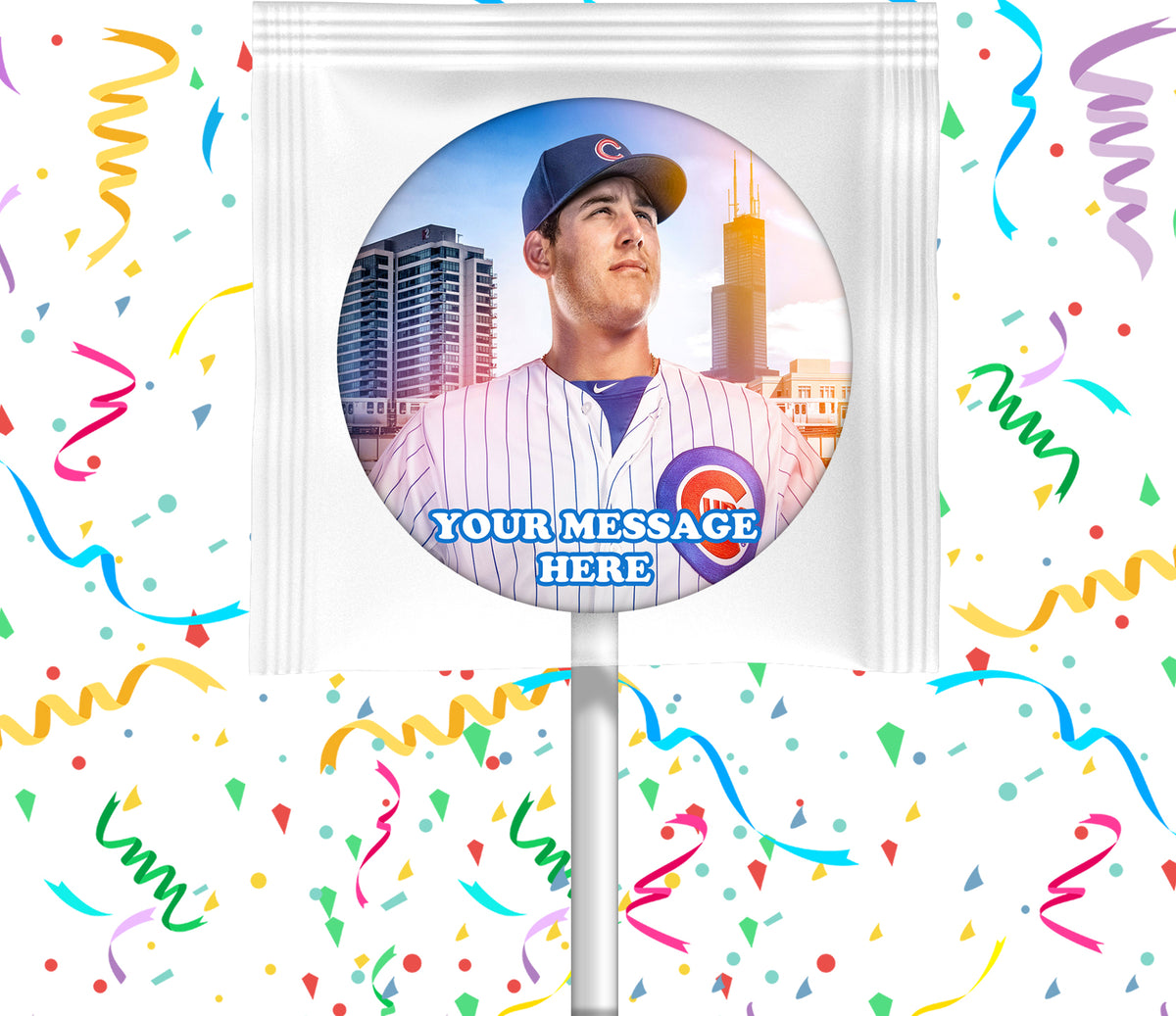 Anthony Rizzo Lollipops Party Favors Personalized Suckers 12 Pcs