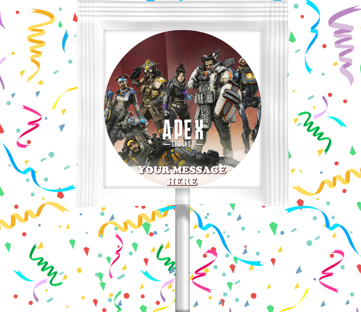 Apex Legends Lollipops Party Favors Personalized Suckers 12 Pcs