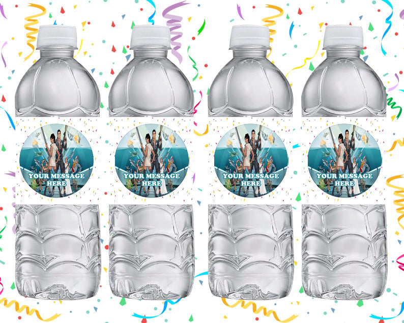 Archer Water Bottle Stickers 12 Pcs Labels Party Favors Supplies Decorations