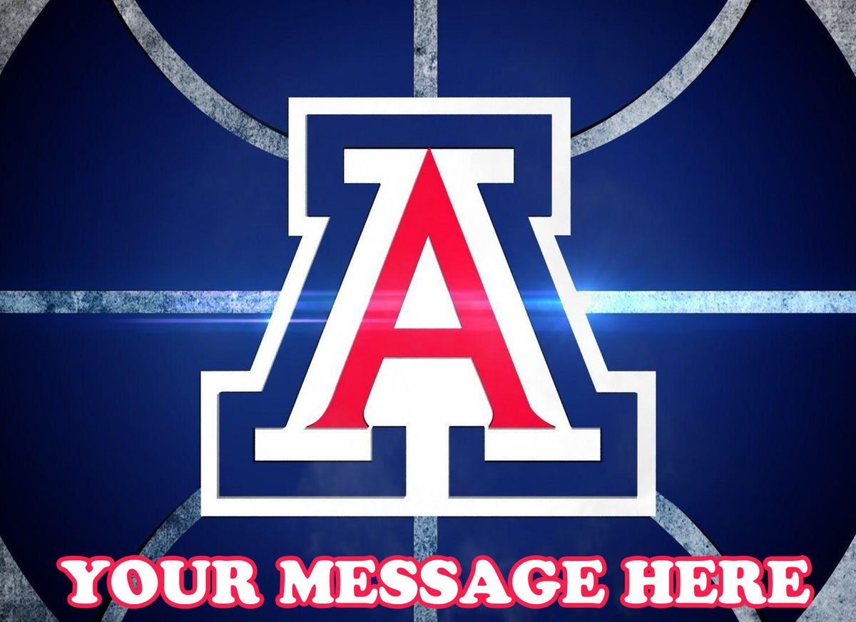 Arizona Wildcats Edible Image Cake Topper Personalized Frosting Icing Sheet Custom