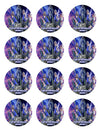 Astral Chain Party Favors Supplies Decorations Stickers 12 Pcs