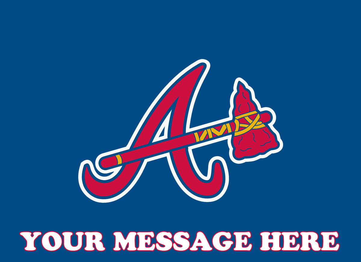 Atlanta Braves Edible Image Cake Topper Personalized Frosting Icing Sheet Custom