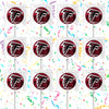 Atlanta Falcons Lollipops Party Favors Personalized Suckers 12 Pcs