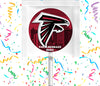 Atlanta Falcons Lollipops Party Favors Personalized Suckers 12 Pcs