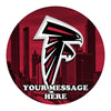 Atlanta Falcons Edible Image Cake Topper Personalized Birthday Sheet Custom Frosting Round Circle