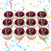Atlanta Falcons Edible Cupcake Toppers (12 Images) Cake Image Icing Sugar Sheet