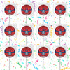 Atlanta Hawks Lollipops Party Favors Personalized Suckers 12 Pcs