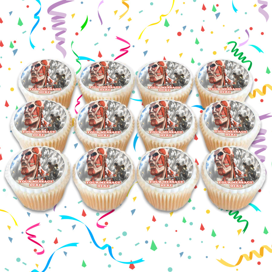 Attack On Titan Party Favors Supplies Decorations Stickers 12 Pcs