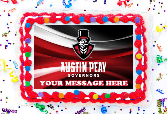 Austin Peay Governors Edible Image Cake Topper Personalized Frosting Icing Sheet Custom