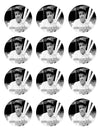 Babe Ruth Party Favors Supplies Decorations Stickers 12 Pcs