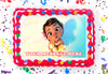Baby Moana Edible Image Cake Topper Personalized Birthday Sheet Decoration Custom Party Frosting Transfer Fondant