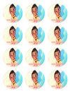 Baby Moana Edible Cupcake Toppers (12 Images) Cake Image Icing Sugar Sheet