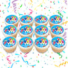Baby Shark Edible Cupcake Toppers (12 Images) Cake Image Icing Sugar Sheet