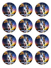 Back To The Future Edible Cupcake Toppers (12 Images) Cake Image Icing Sugar Sheet