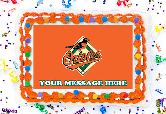 Baltimore Orioles Licensed MLB Cake Topper