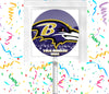 Baltimore Ravens Lollipops Party Favors Personalized Suckers 12 Pcs
