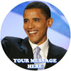 Barack Obama Edible Image Cake Topper Personalized Birthday Sheet Custom Frosting Round Circle