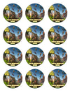 Fortnite Edible Cupcake Toppers (12 Images) Cake Image Icing Sugar Sheet